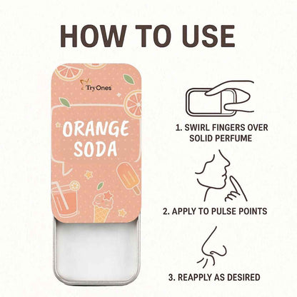 Orange Soda Solid Perfume 20 gm Pack of 2