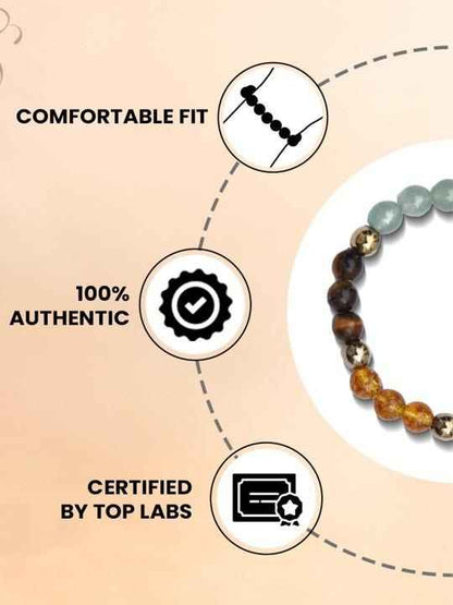 Dhan Yog Elasticated Bracelet - Harappakart