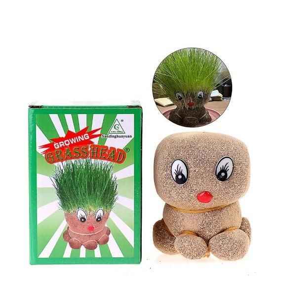 Octopus Grass Doll Grow Bag Pots - Harappakart