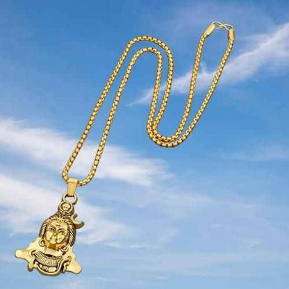 Mahadev Shiv Pendant with Chain