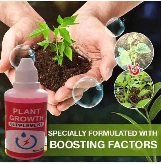 Combo of Plant Grow Fertilizer Sticks For Plants - 25 Stick Pack of 2 & Plant Growth Enhancer Supplement - Harappakart