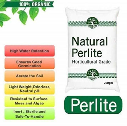 Natural Perlite for Organic Gardening 200gm - Harappakart