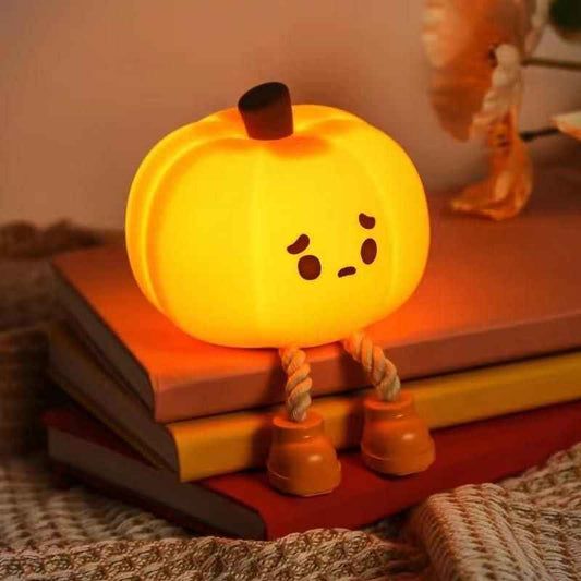 Sad Pumpkin Silicone Lamp - Harappakart