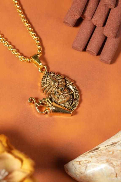 Khatu Shyamji Pendant with Chain - Divine Blessings and Unique Style - Harappakart