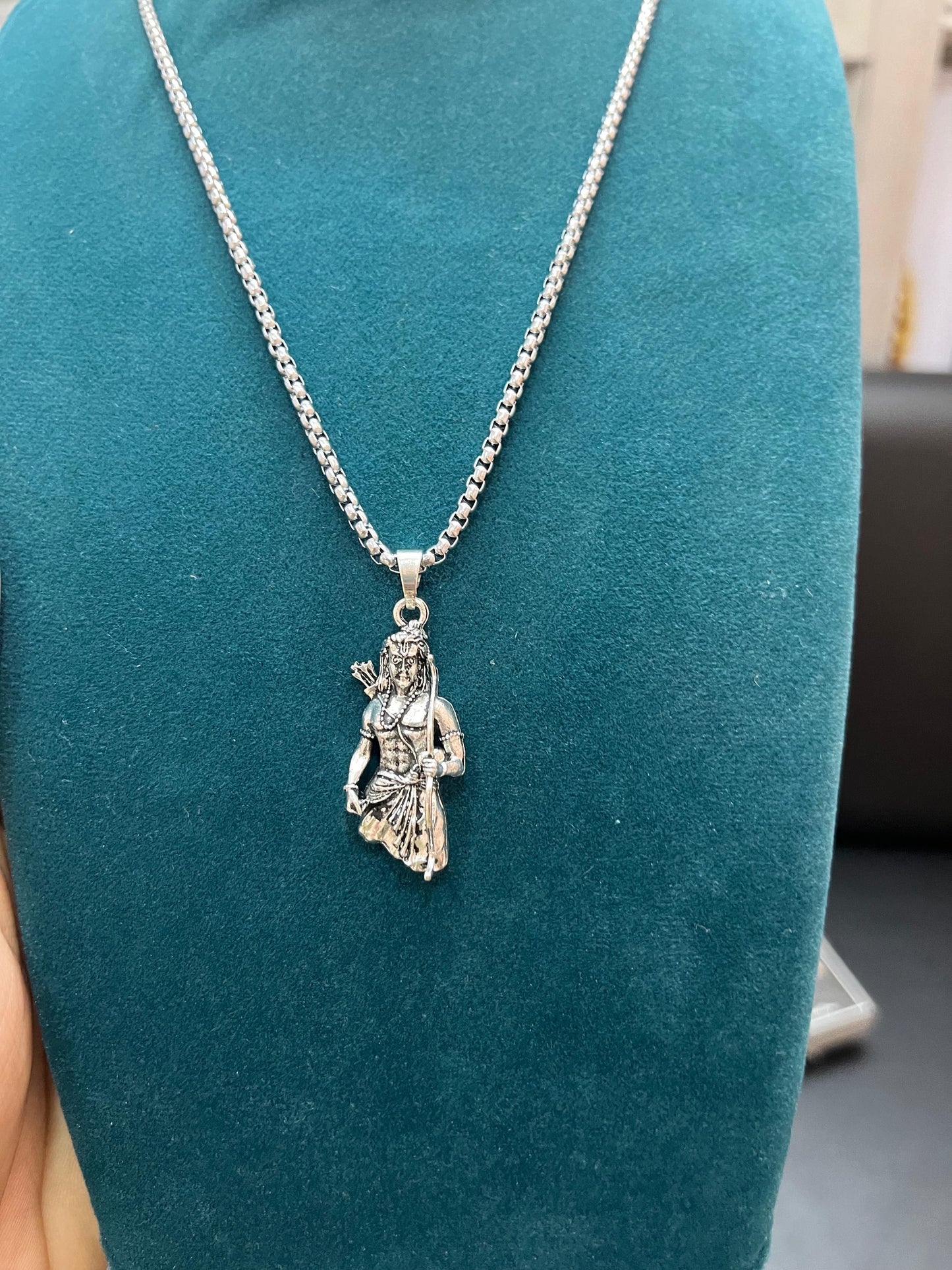 Lord Ram Pendant With Chain - Harappakart