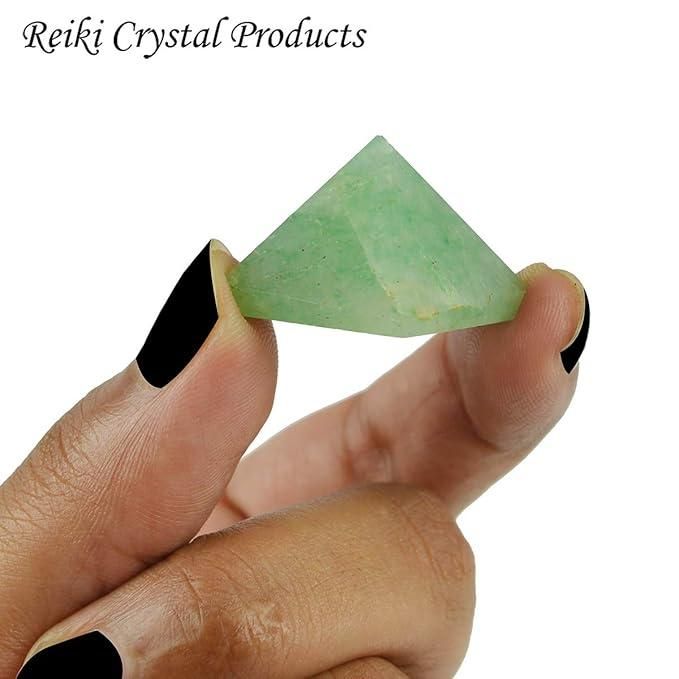 Green Jade Crystal Pyramid - Harappakart