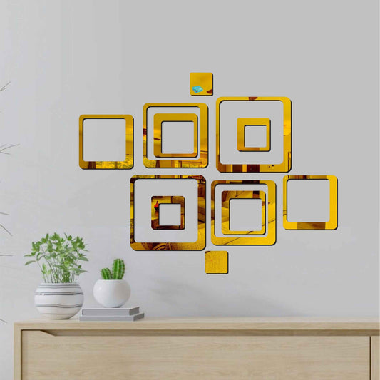 3D Acrylic Mirror Wall Sticker Decoration - Harappakart