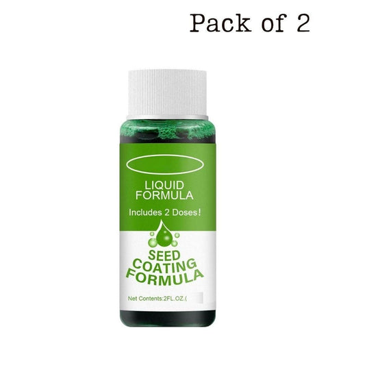 Seed Coating Formula, 60ml Green Grass Lawn Spray Pack of 2 (60ml) - Harappakart