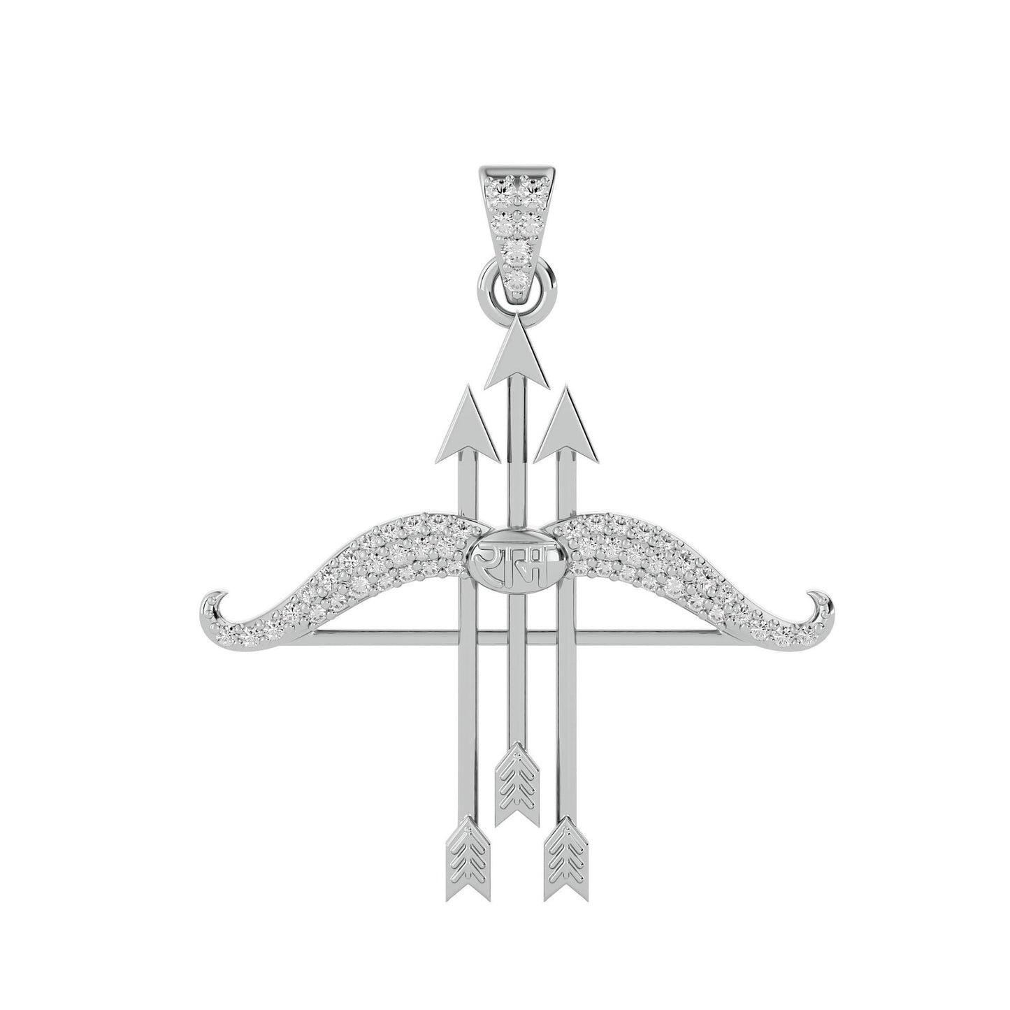 Ram Dhanush Silver Pendant Chain