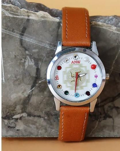 Astro Navagraha Watch Leather Lord Silicone Strap Analog Watch -