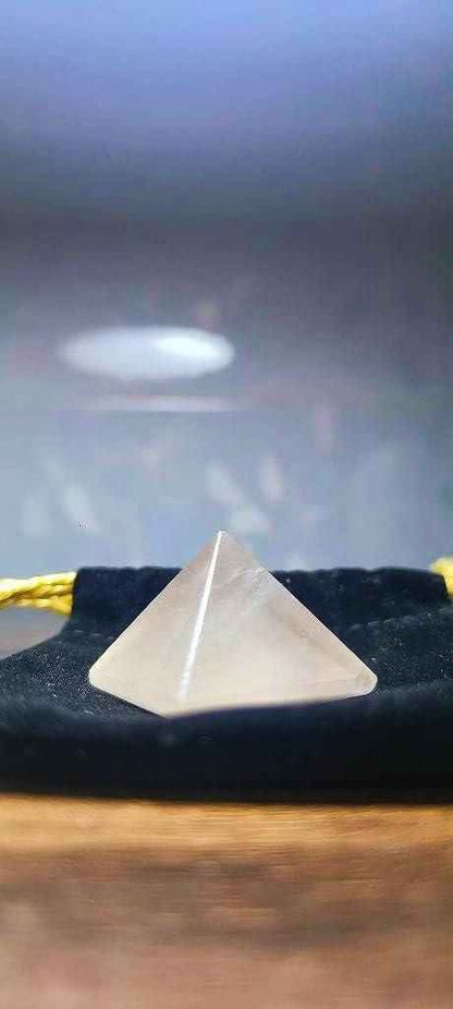 Rose Quartz Pyramid for Positive Energy - Harappakart