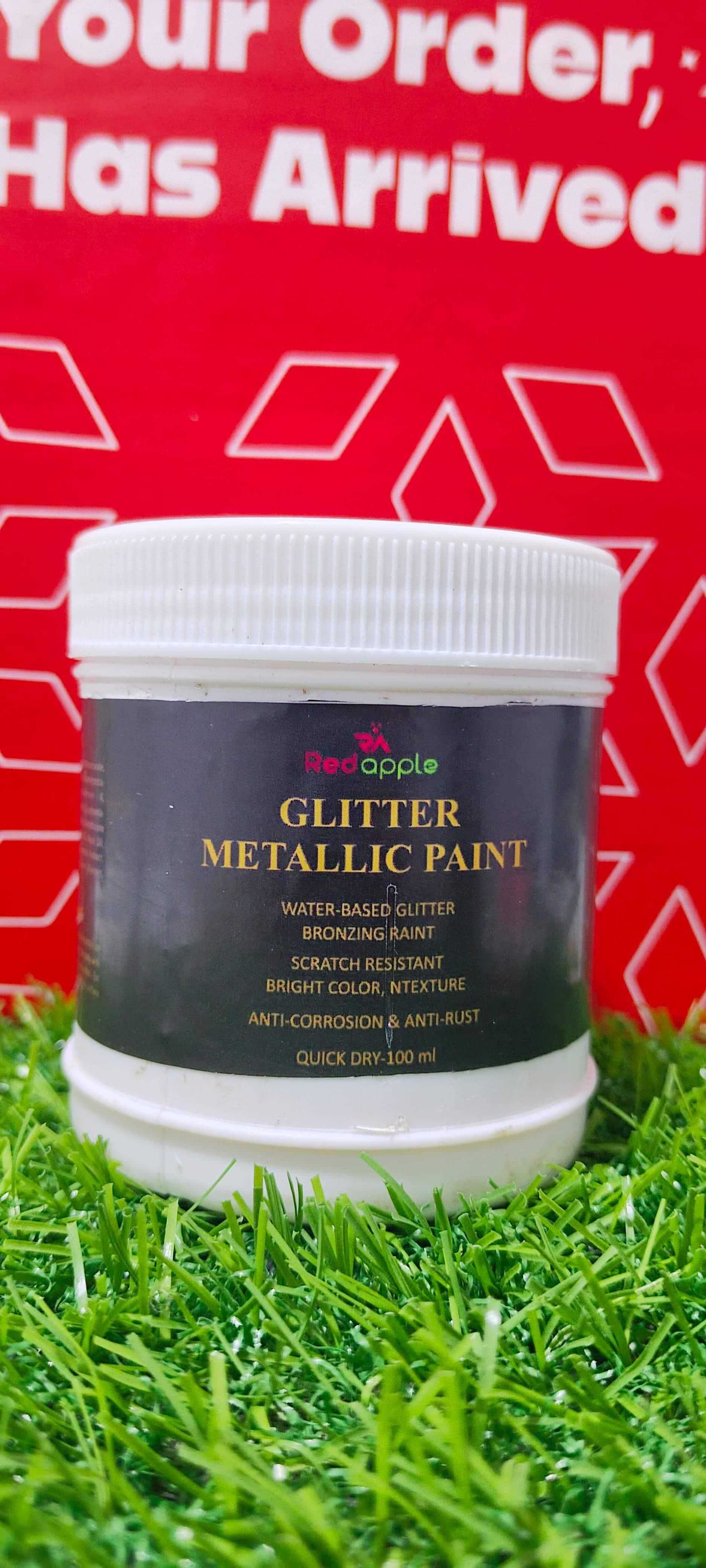 Glitter Metallic Paint 200 ml Pack of 2 - Harappakart