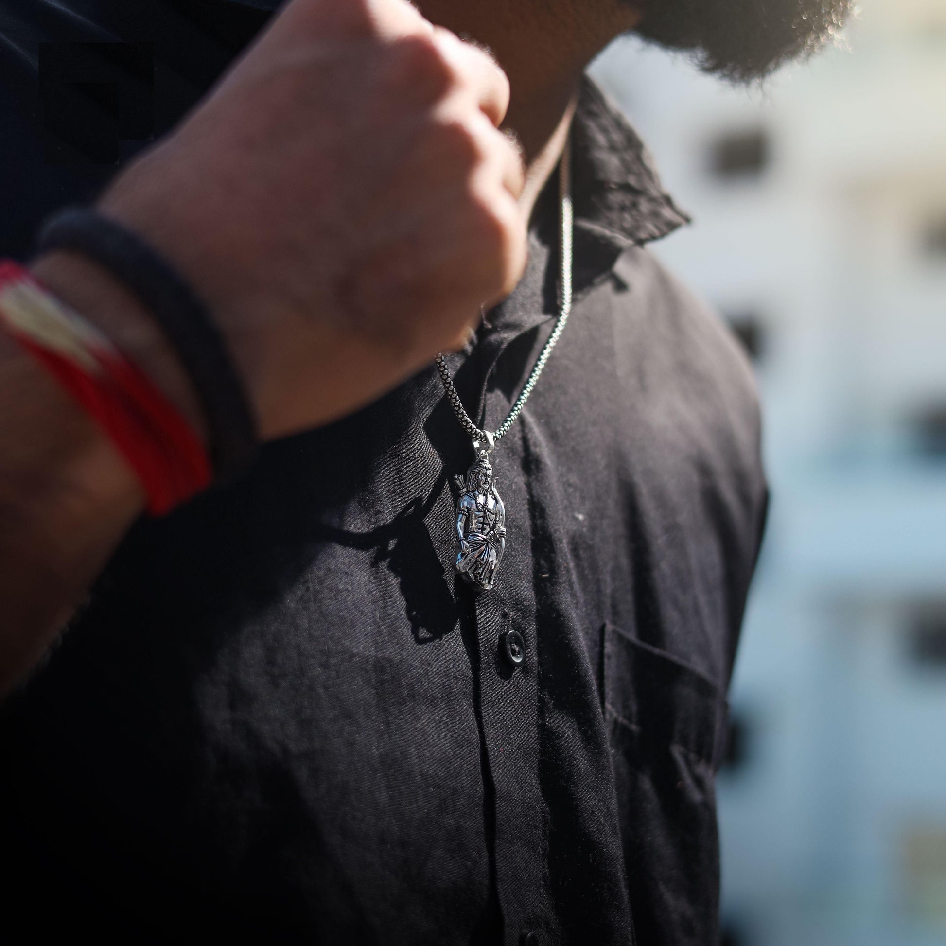 Lord Ram Pendant With Chain - Harappakart