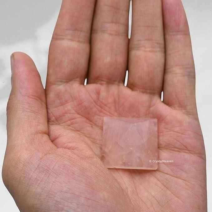Rose Quartz Pyramid for Positive Energy - Harappakart