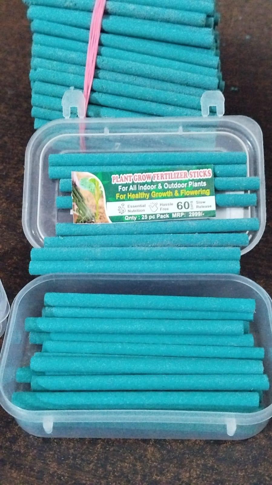 Plant Grow Fertilizer Sticks For Plants - 25 Stick Pack of 1 - Harappakart