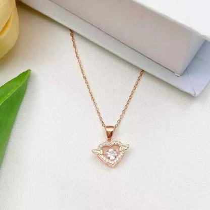 Heart With Wings Necklace - Harappakart