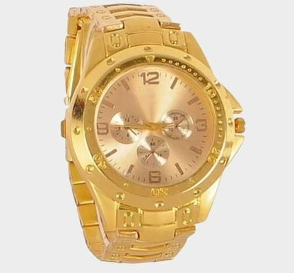 Men's Golden Stainless Steel Watches -