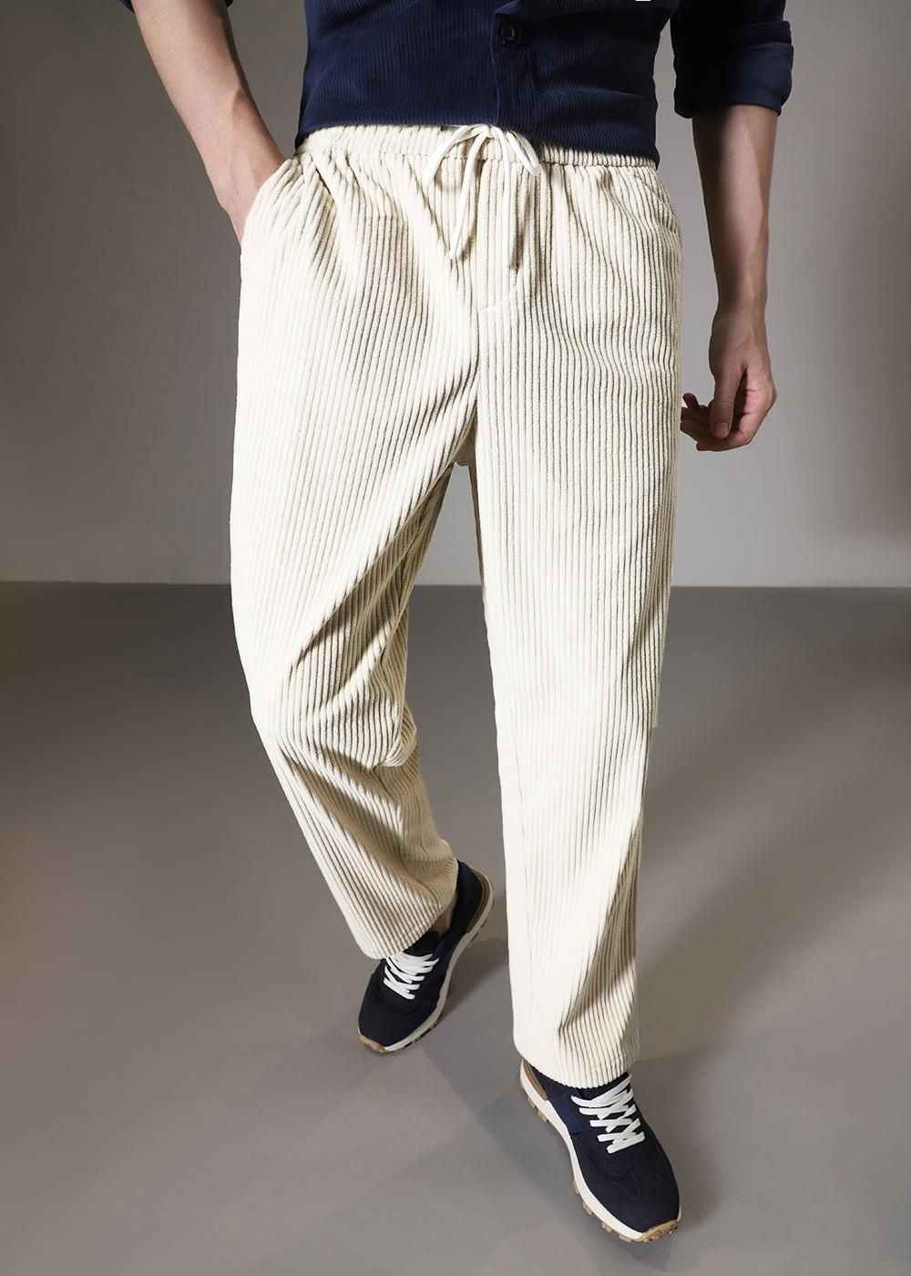 Combo of 2 Men's Caudray Fabric Stylish Pants
