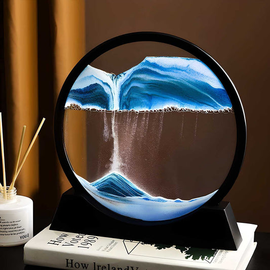 Relaxing Kinetic Sandscape Art Table Desk - Harappakart