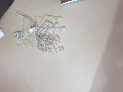 String Lights for Decoration - 14 LED Rain Drop Fairy Lights Waterproof Indoor Outdoor for Home Decoration