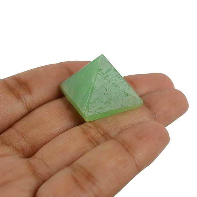Green Jade Crystal Pyramid - Harappakart